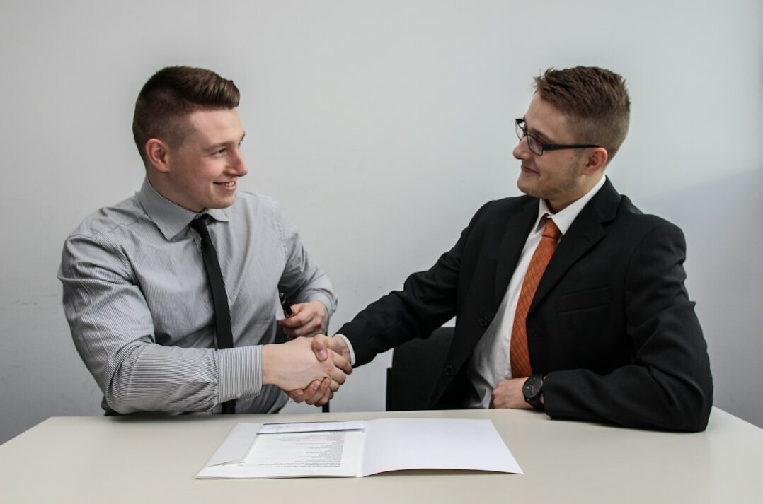 business meeting with insurance expert
